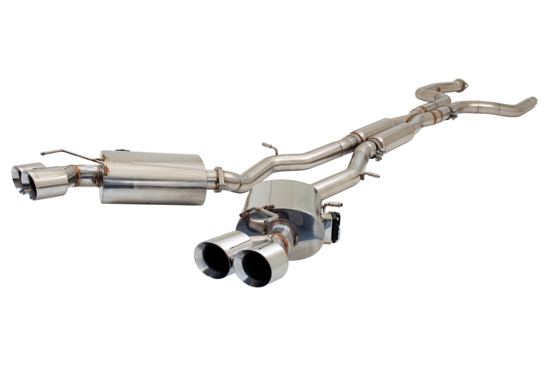 Camaro Twin 3" Stainless Steel Cat Back | Varex Mufflers | 2016 + Camaro Gen 6