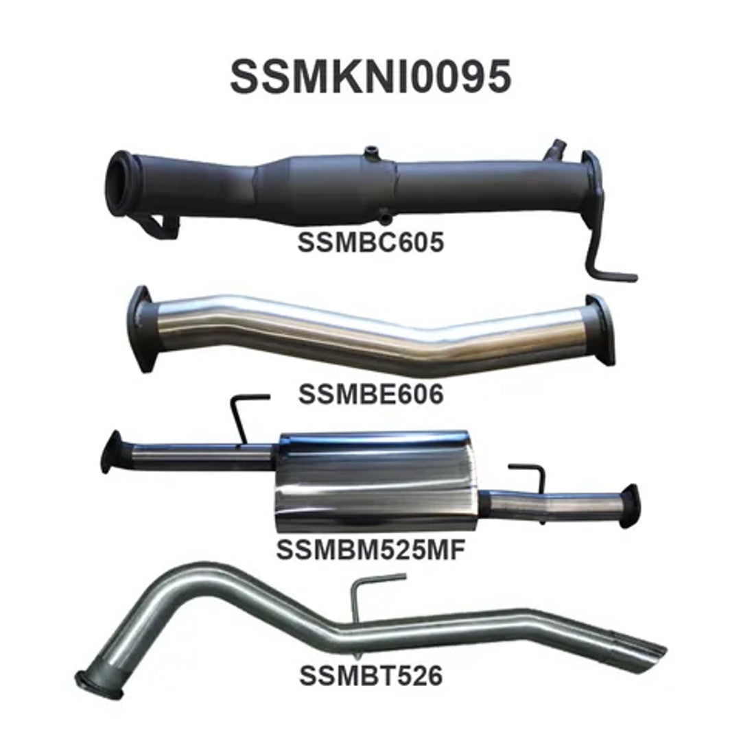 Manta Nissan Navara 3" Inch Turbo Back | D23 NP300 2.3l | Stainless Steel Exhaust System