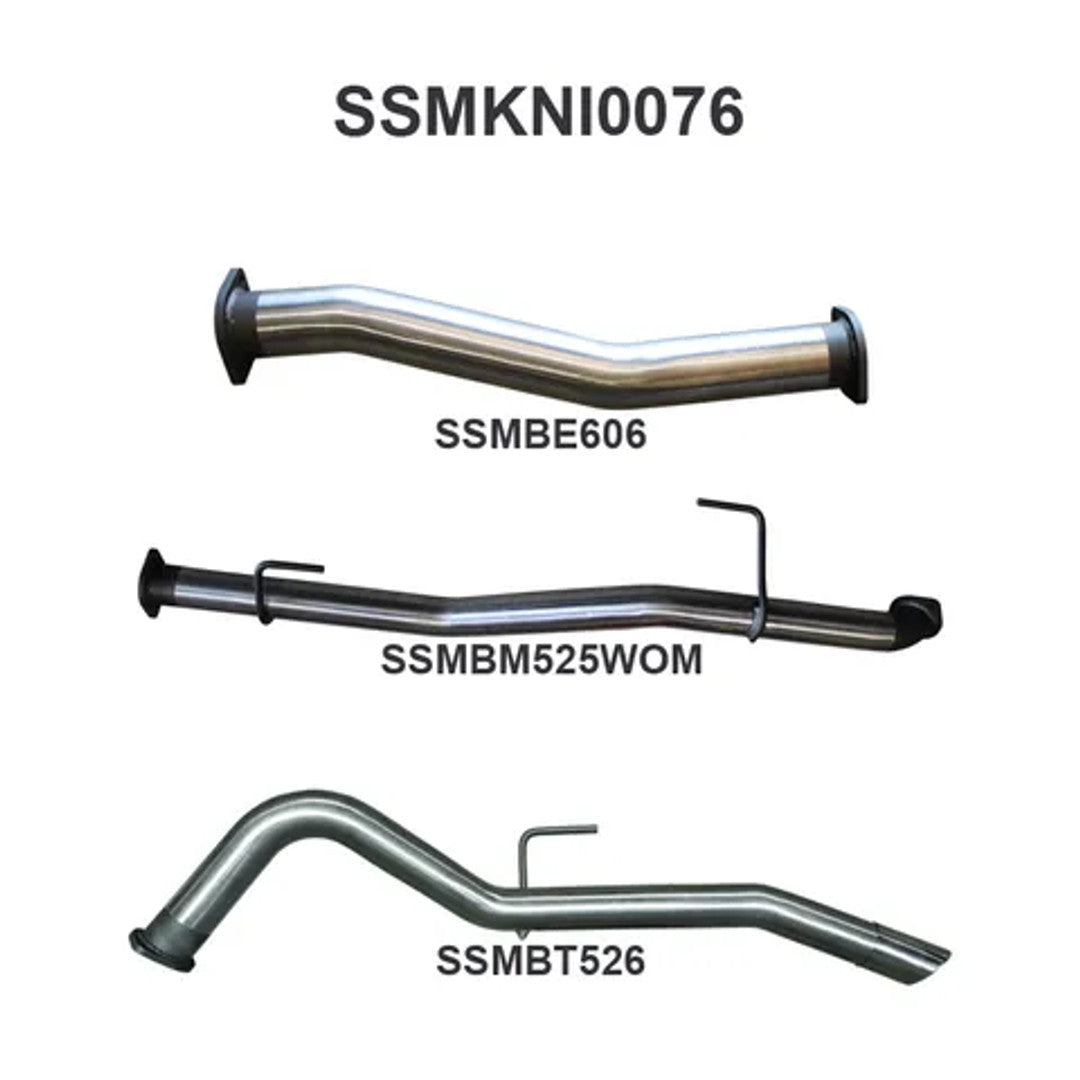 Manta Nissan Navara 3" Inch DPF Back | D23 NP300 2.3l | Stainless Steel Exhaust System