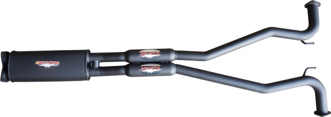 Manta Performance Exhaust 2.5" Aluminised Steel | Quiet Noise | Full System