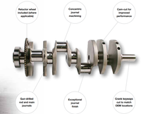 K1 Technologies 4.125" Crankshaft | 58x Reluctor