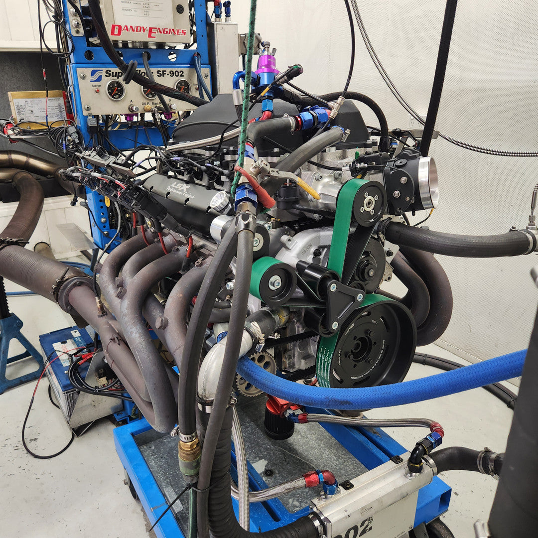 Dart LS Next SHP 427ci Supercharged Stroker | Dry Sump Long Motor | Harrop Supercharged | 9.8:1