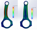 Wiseco Boost Line I Beam Conrods Set | 6.057"Inch / 153.85mm | Ford Barra 4.0l Turbo