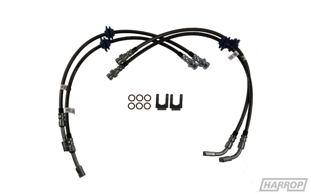 HARROP Braided Brake Hose Kit | VT - VZ