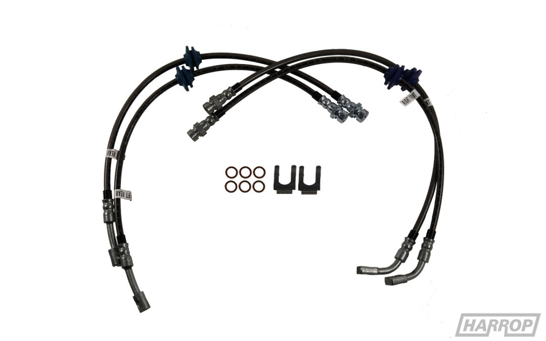 HARROP Braided Brake Hose Kit | VT - VZ