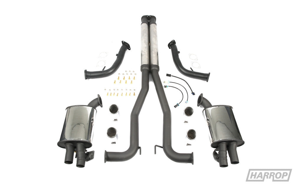 Harrop Performance Twin 3" Cat Back System | HSV Gen F