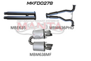 Manta Pro Series Twin 3" Inch Cat Back | Ford Mustang | 2018 +