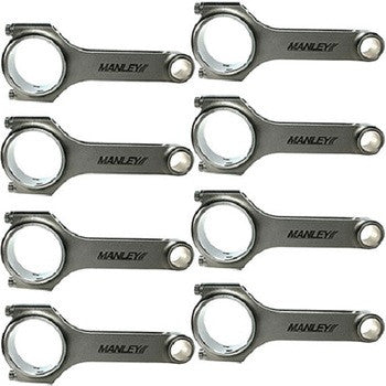 Manley Forged 4340 H-Beam 6.125" Conrods | ARP 2000 Series Rod Bolts