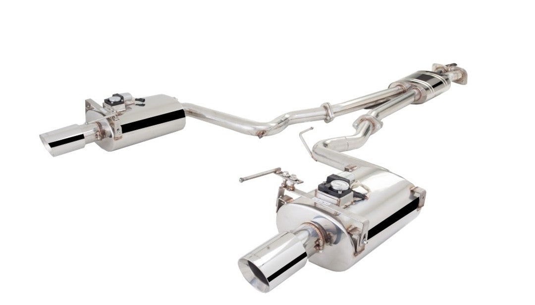 X Force Ford Mustang 15-18 Fastback Twin 3" | Polished Stainless Steel | Cat Back System