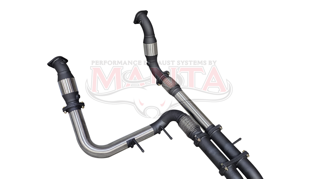 Manta Ford Ranger Raptor Next-Gen 3" Inch | Dump Pipe & High Flow Cat Stainless Steel Exhaust System | With Bi Modal