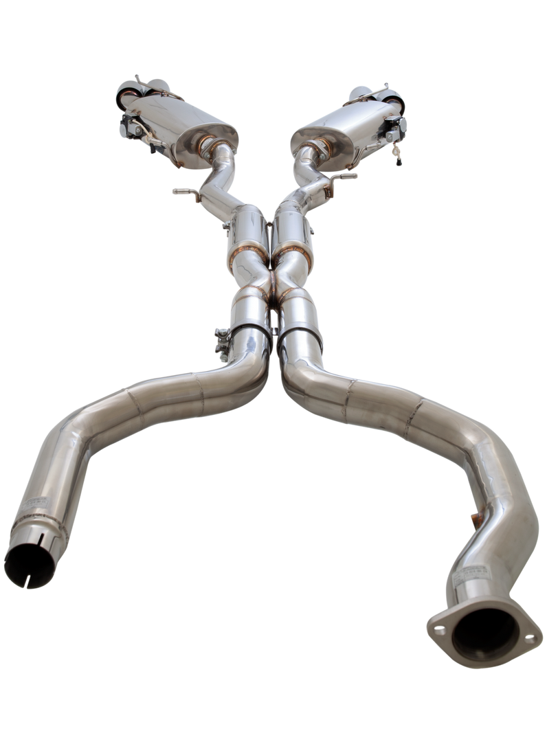 Camaro Twin 3" Stainless Steel Cat Back | Varex Mufflers | 2016 + Camaro Gen 6