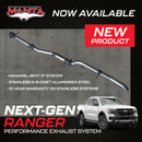Manta Ford Ranger Next-Gen 3" Inch | DPF Back Twin Tip Side Exit Stainless Steel Exhaust System