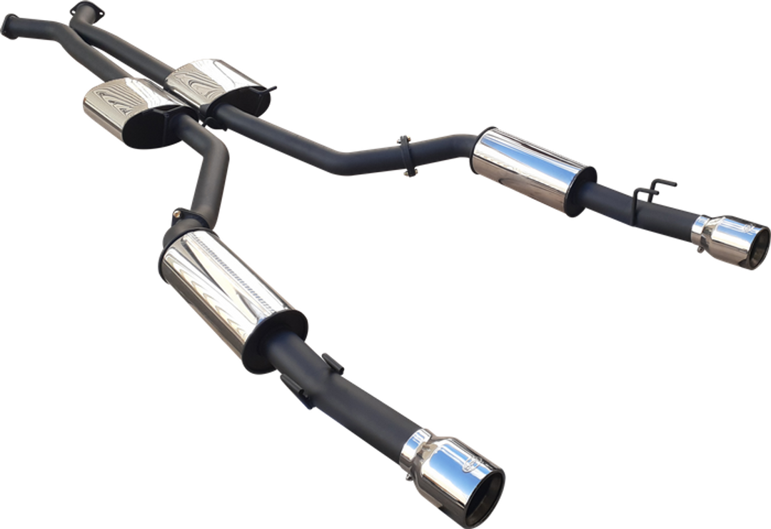 DPE Manta Pro Series Twin 3" Inch L&R Outlet Cat Back | VU, VY & VZ Ute