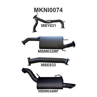 Manta Y62 Patrol  3" Inch Cat Back | Nissan Y62 Patrol | Aluminised Steel Exhaust System
