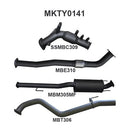 Manta Toyota Hilux 3" Inch Turbo Back | GUN126R 2.8l | Aluminised Steel Exhaust System | With Hotdog NO CAT