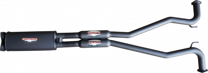 Manta Performance Exhaust 2.5" Aluminised Steel | Quiet Noise | Cat Back