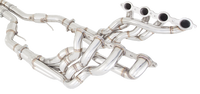 XForce Gen-F | Gen-F2 LSA 1" 7/8 4 into 1 | NON Polished Stainless Steel | Long Tube Headers with 100 Cell Cats
