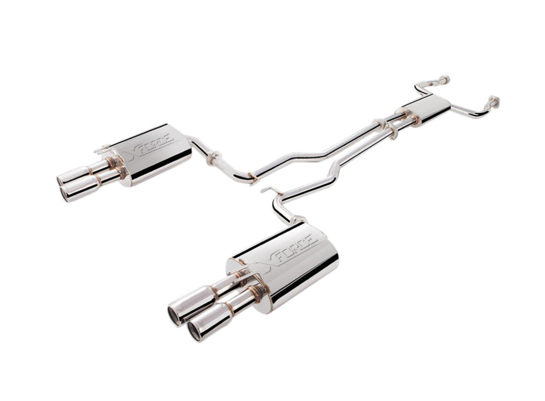 XForce VE - VF Twin 3" | Stainless Steel | 7 Series Cat Back (Hot Dog System)