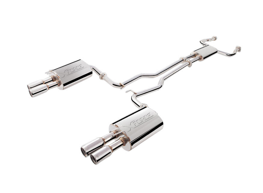 XForce VE - VF Twin 3" | Stainless Steel | 7 Series Cat Back (Hot Dog System)