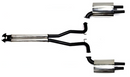 DPE Manta Pro Series Twin 2.5" Cat Back | VE - VF