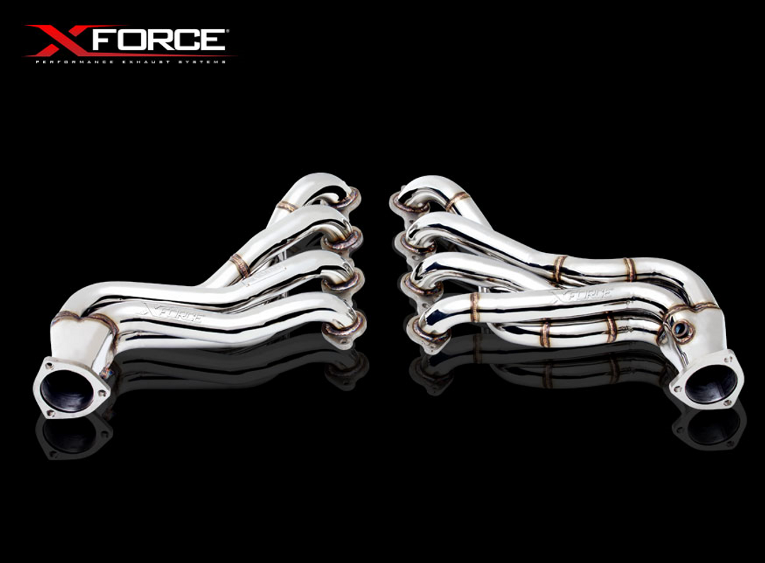 XForce VE-VF 1" 3/4 4 into 1 Headers with 100 Cell Cats